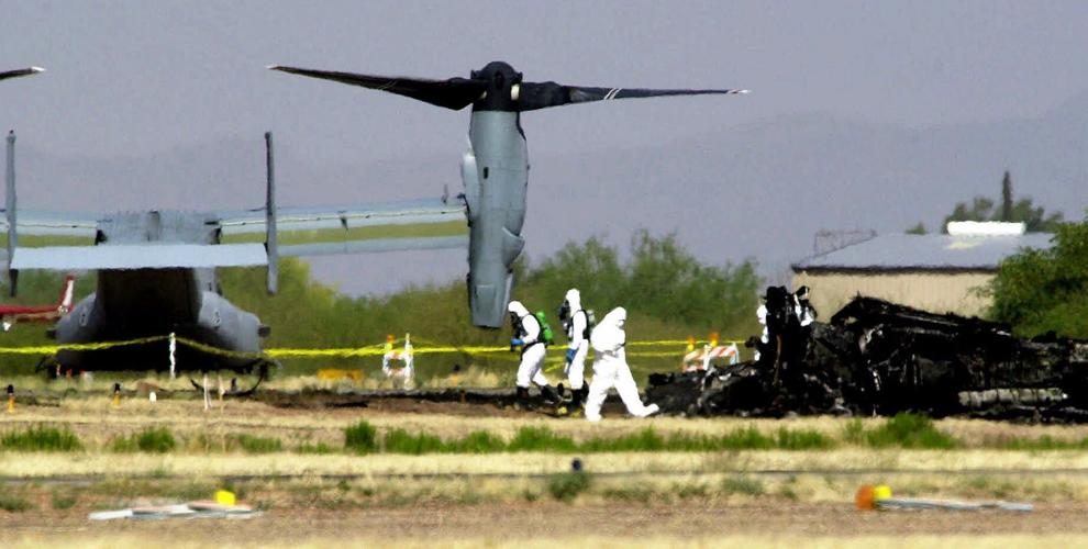 MV-22 Osprey crash in Marana