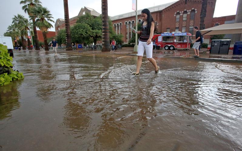 October rain and hail storms