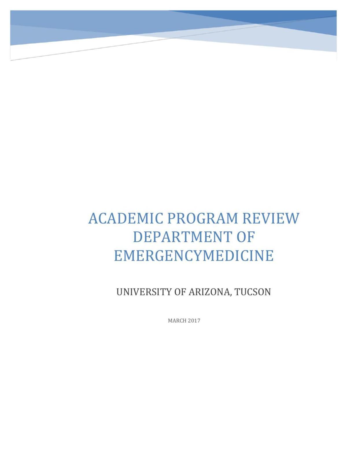 Ua Emergency Medicine Review 2017 Tucson Com