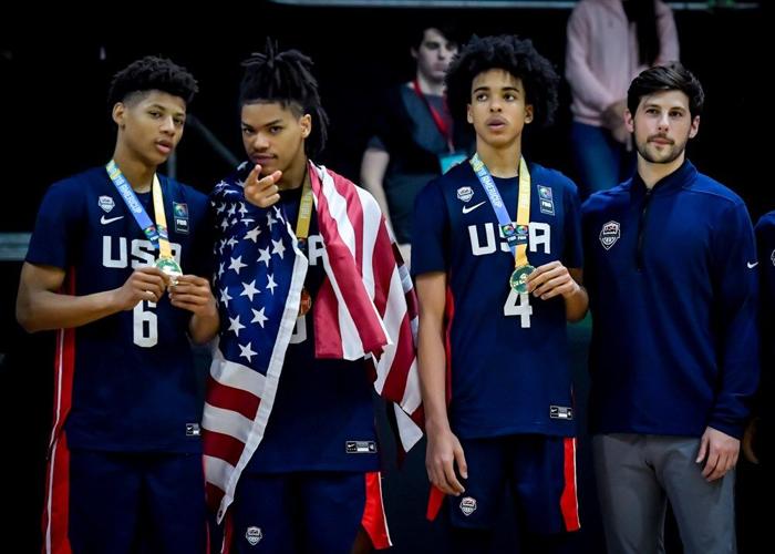 Rem Bakamus after gold medal game