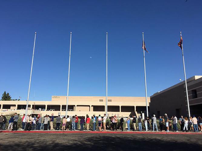 Line to get into the Bernie Sanders Tucson rally tops 1,000