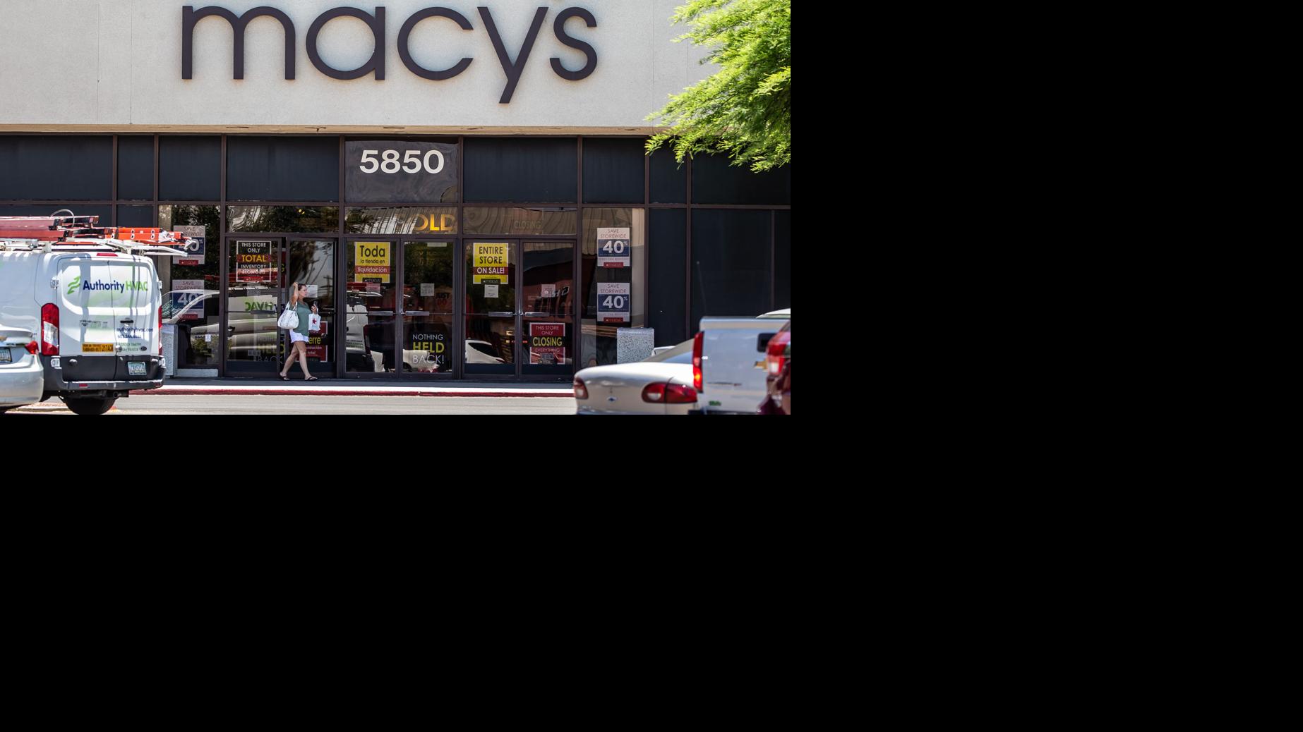 Macy's at Park Place is closing, liquidating inventory