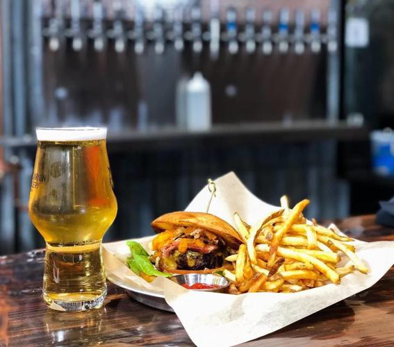 Burgers and beer