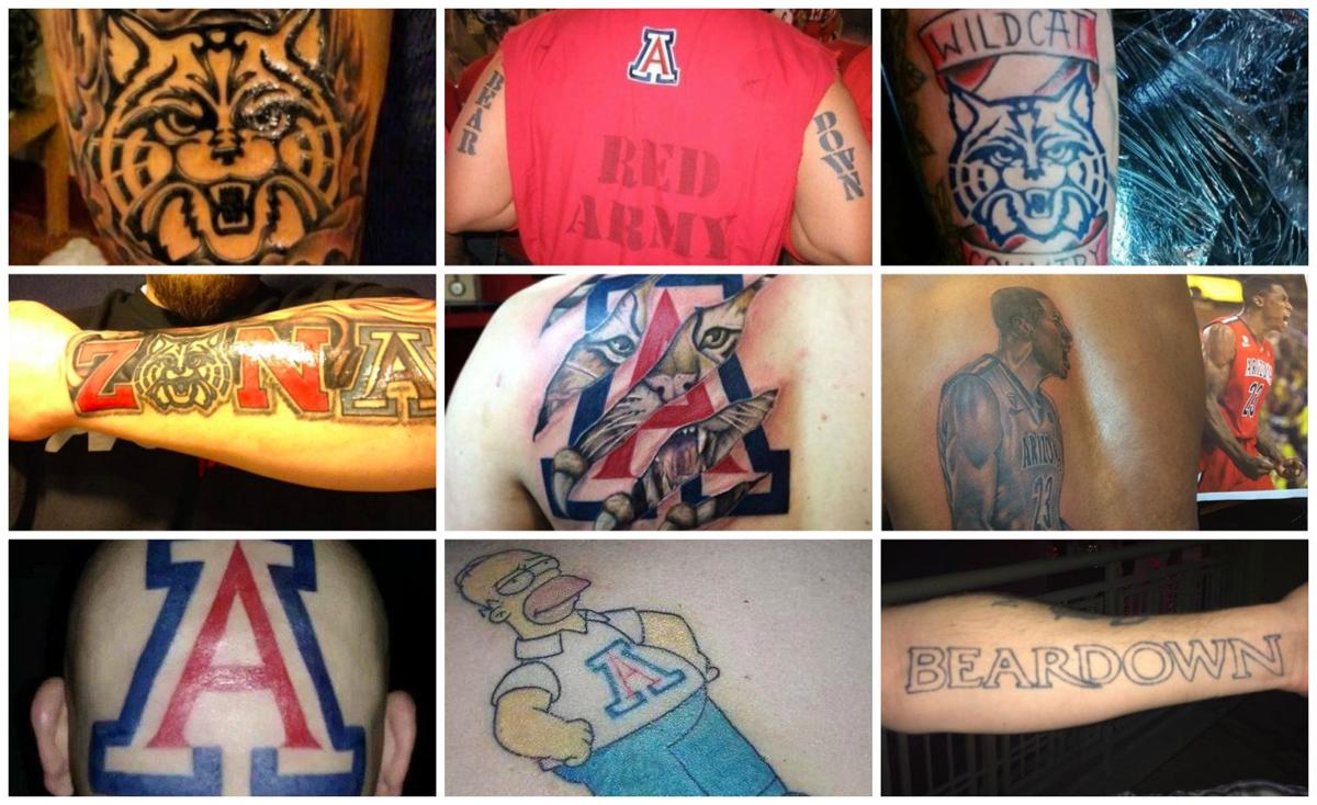 UA fan tattoos