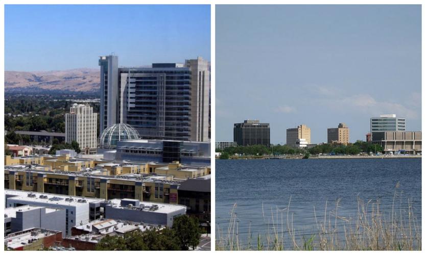 #1. San Jose-Sunnyvale-Santa Clara, California and Lake Charles, Louisiana