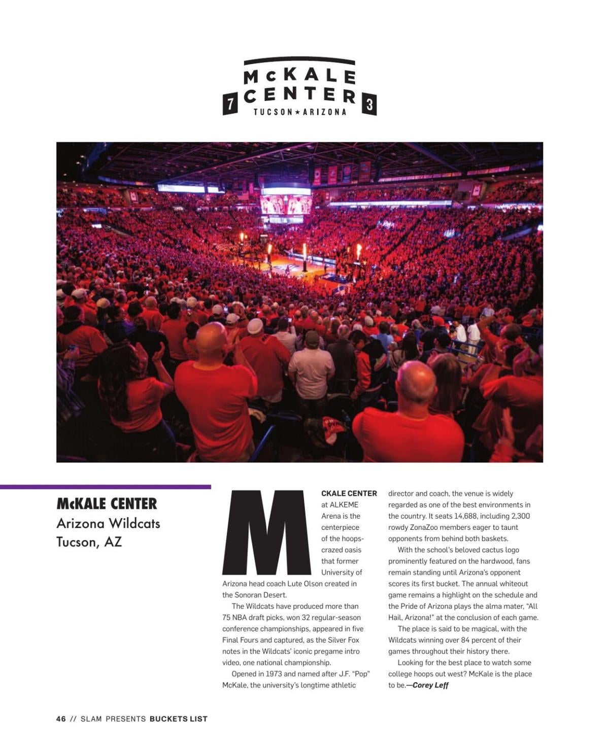 McKale on 'Buckets List'