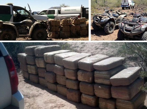Border task force seizes pot, ATVs in Arizona desert