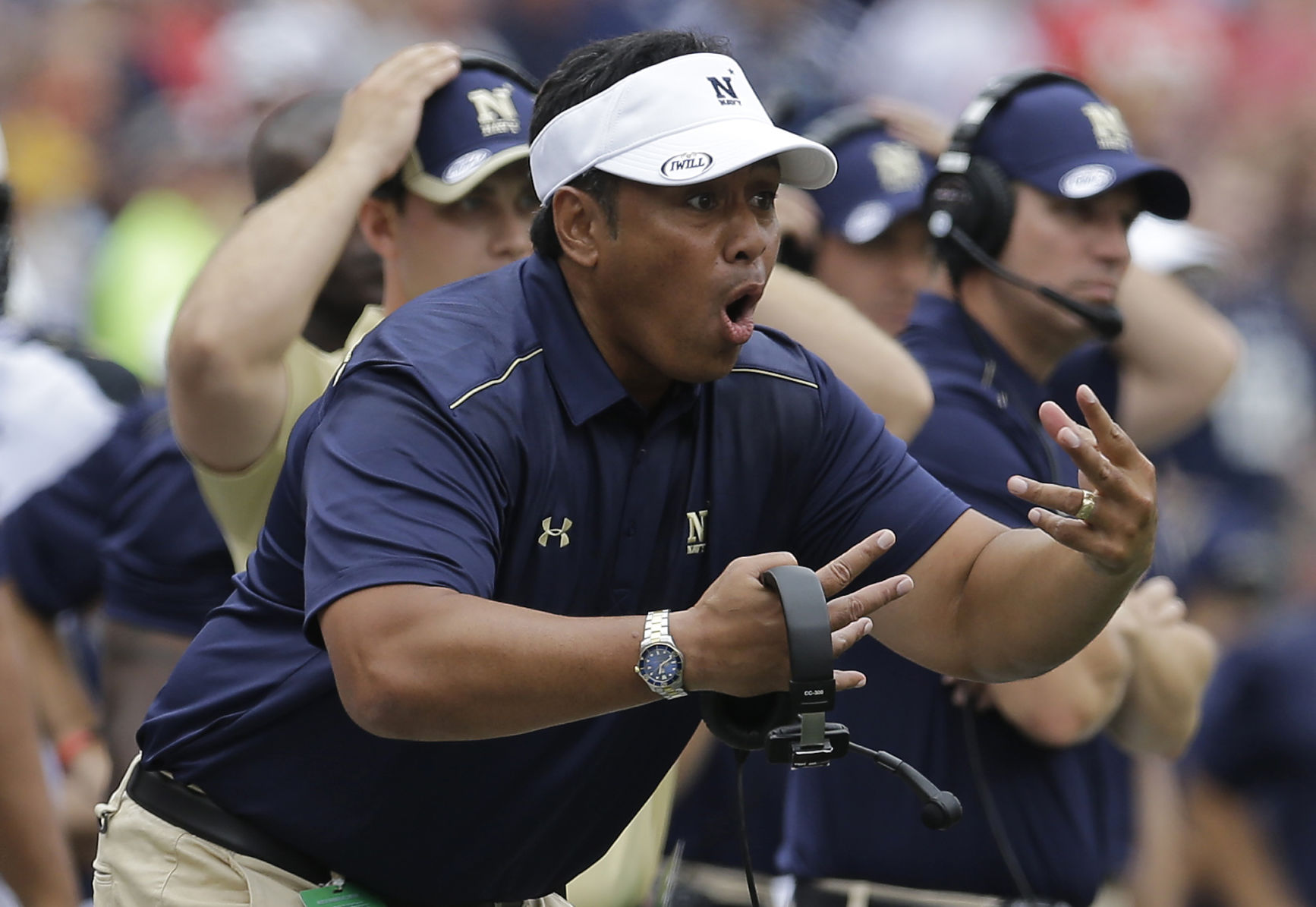 Navy's Ken Niumatalolo Meets With His AD After Receiving Offer To Coach ...