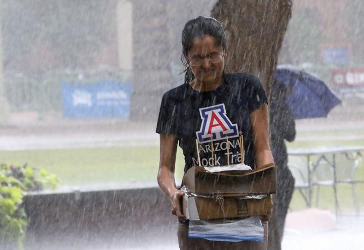 October rain and hail storms