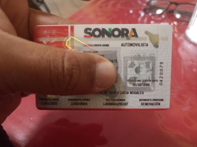 Licencia de Sonora