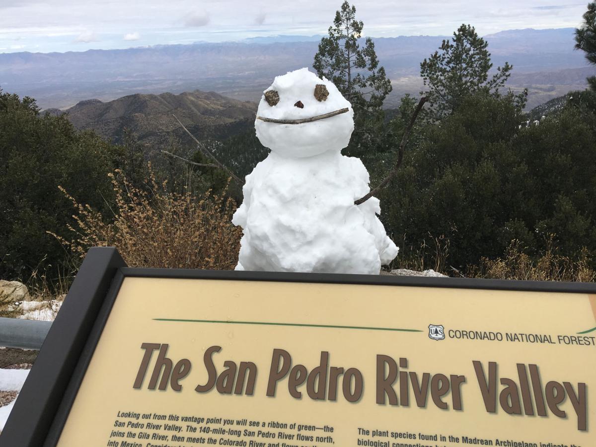 Snow on the Santa Catalina Mountains