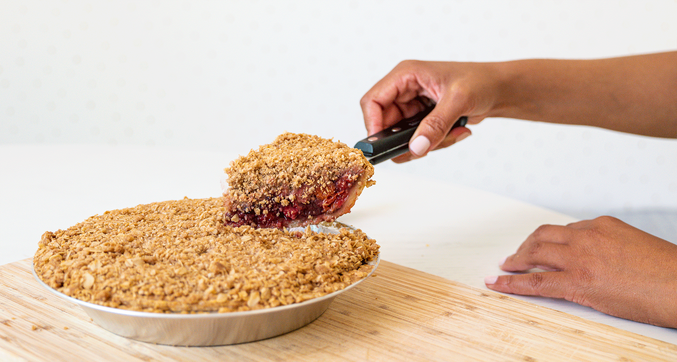 Pietisserie pie slice