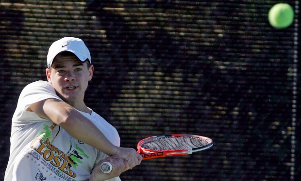 TENNIS PLAYERS HIT THE COURTS   