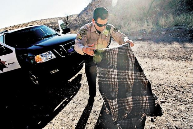 Armed smugglers fighting it out  