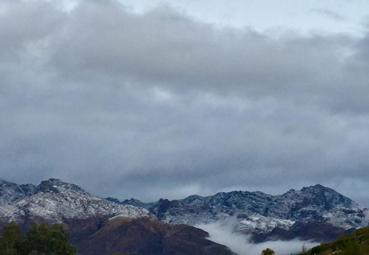 Christmas snow on Catalinas