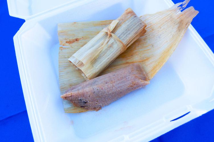 Sandra's red beef tamal