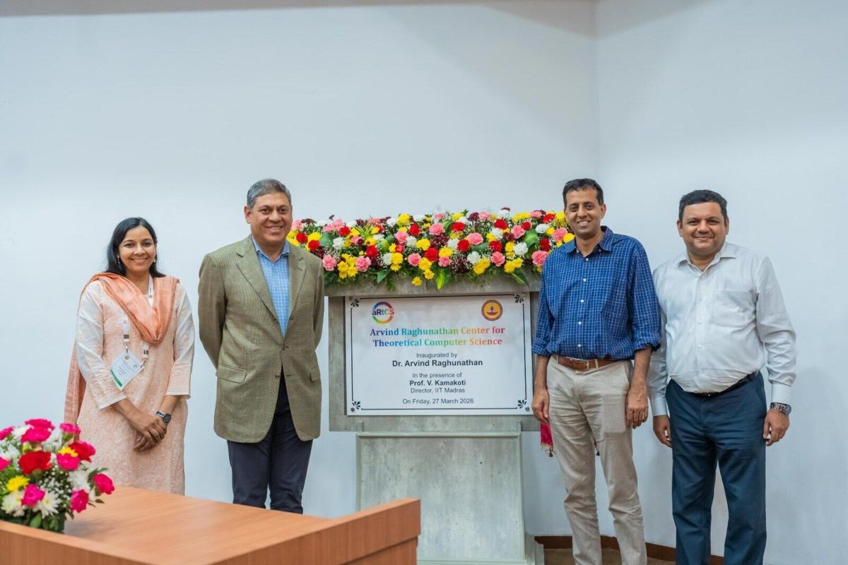 IIT Madras Centre for Theoretical Computer Science Named For Alumnus Arvind Raghunathan, Co-Founder of Roc360