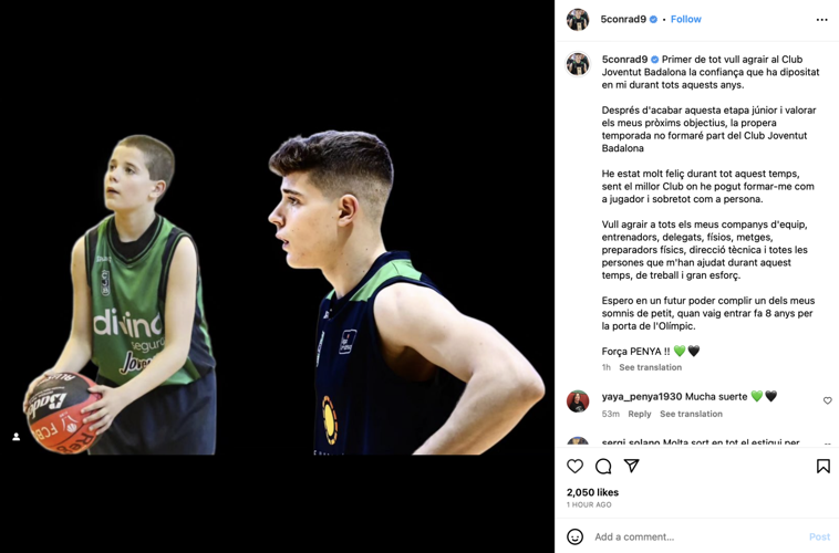 Conrad Martinez Instagram