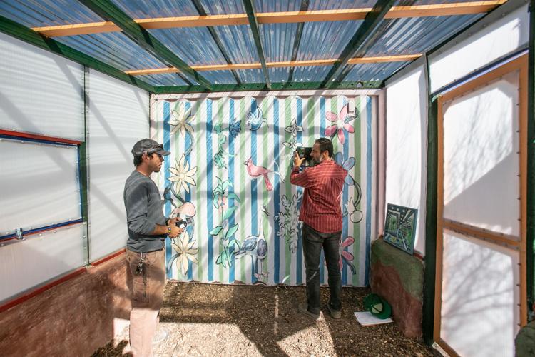 solar-powered greenhouse