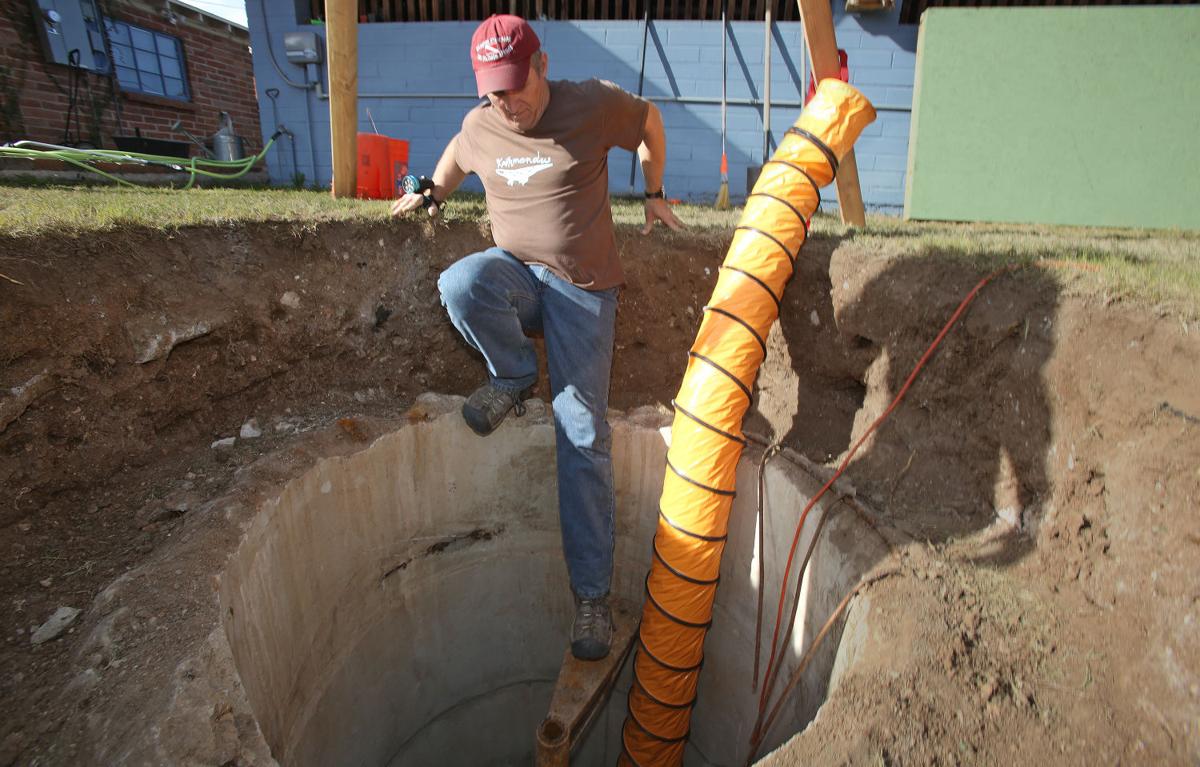 A real digger-upper Tucson man finds bomb shelter in 