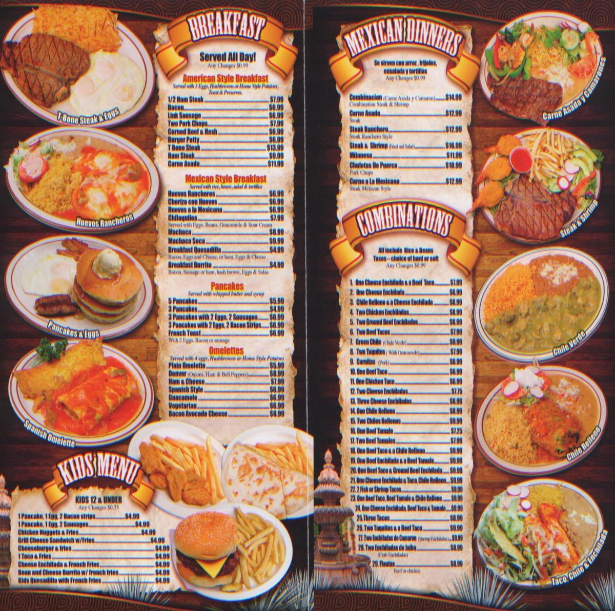 Taco Giro menu page 4