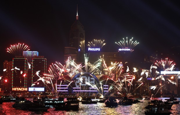 The world celebrates the New Year