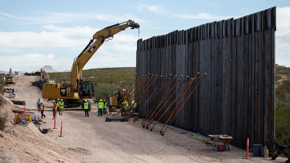 Border Wall construction near Douglas