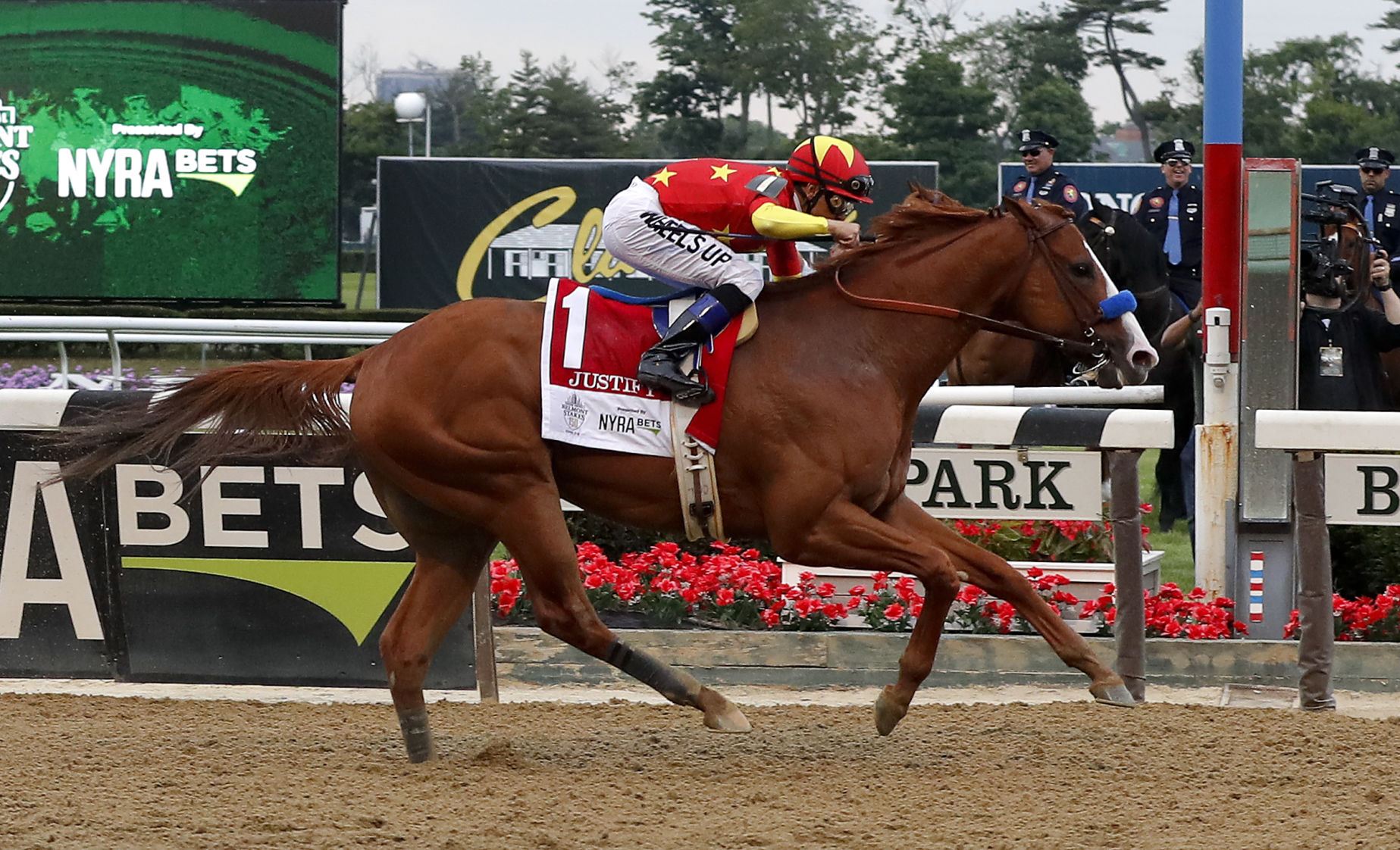 Bob Baffert's Justify Wins Belmont Stakes, Horse Racing's Triple Crown ...