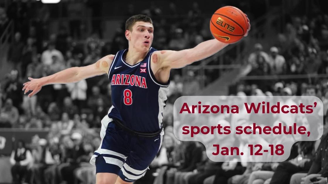 Arizona Wildcats’ sports schedule for Jan. 12-18