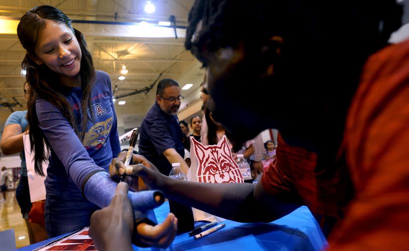UA basketball at El Pueblo Center