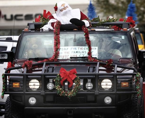 Hummers become Santa's sleighs    