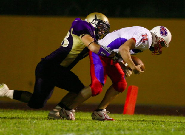 All-Star football player Michael Dillon