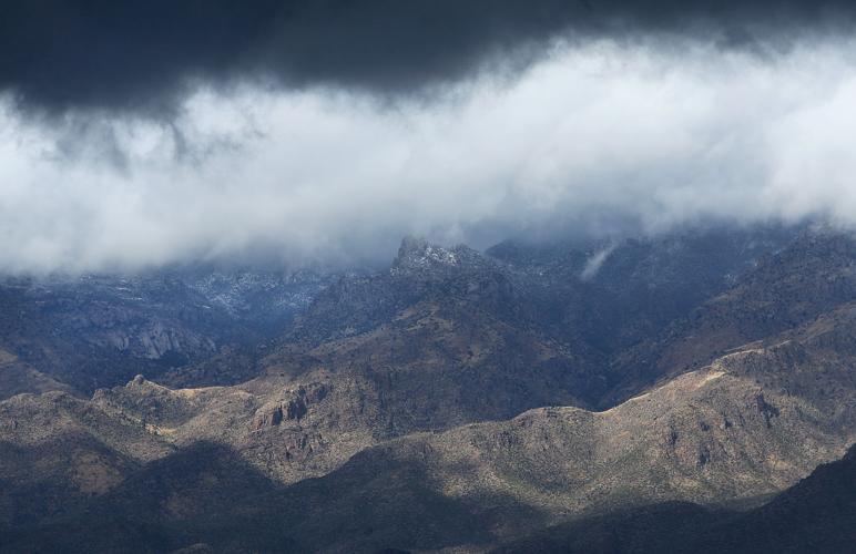 Wintry Tucson weather