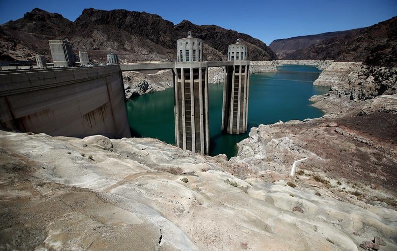 Lake Mead, Hoover Dam, 2022