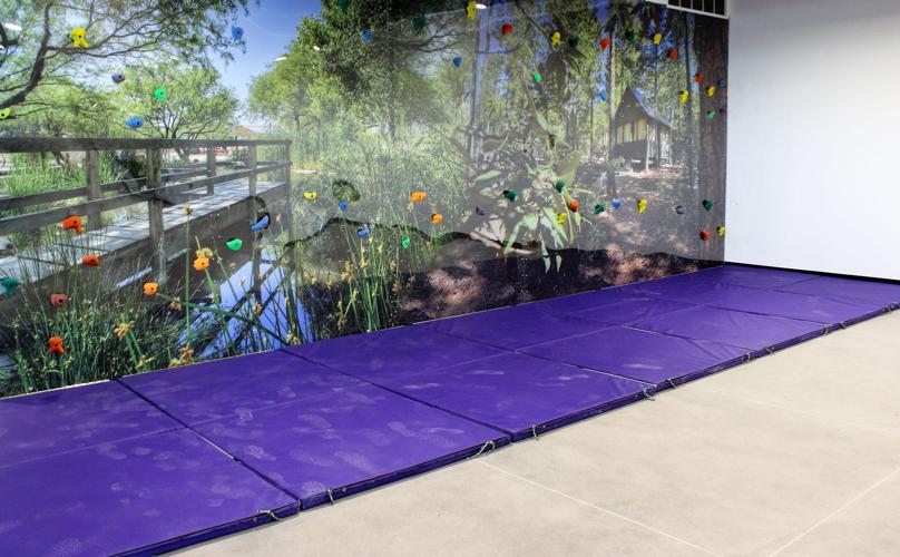 Girl Scouts rock wall