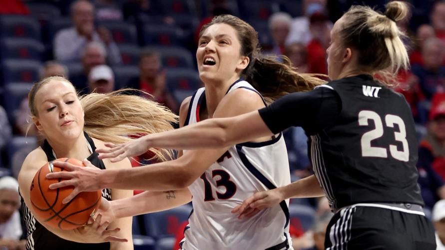 University of Arizona vs West Texas A&M, college womens basketball (copy)