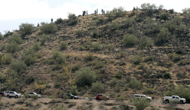 Endeavour flies over Tucson