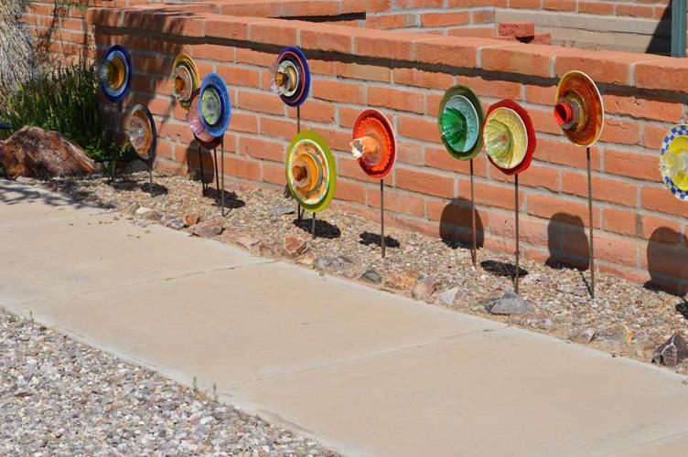 Whimsical china flowers