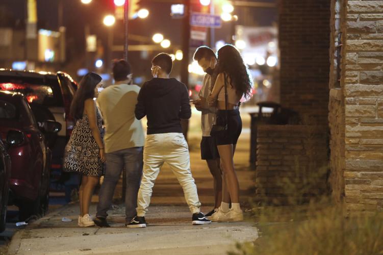 UB after dark near University Heights area