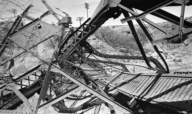 Southern Pacific bridge demolition