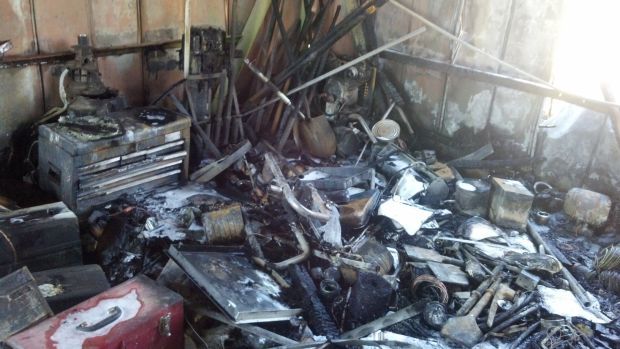 Shed fire sets off explosions at central Tucson home