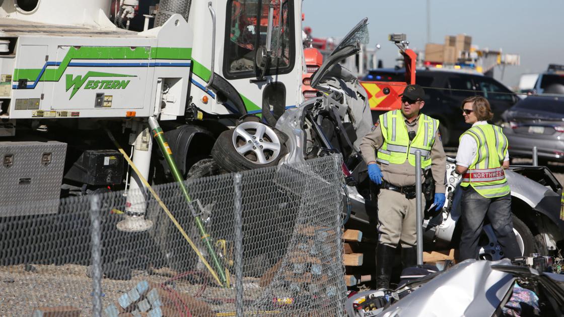 At least 3 killed in crash involving semi on westbound I10 At least 3 killed in crash involving semi on westbound I10