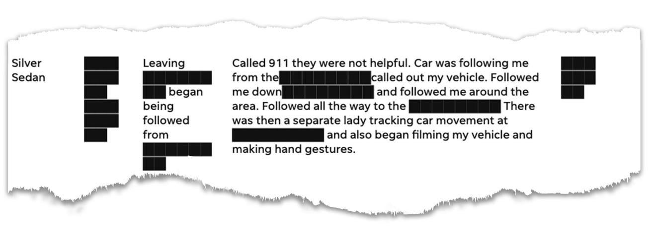 ICE secretly tracked protesters