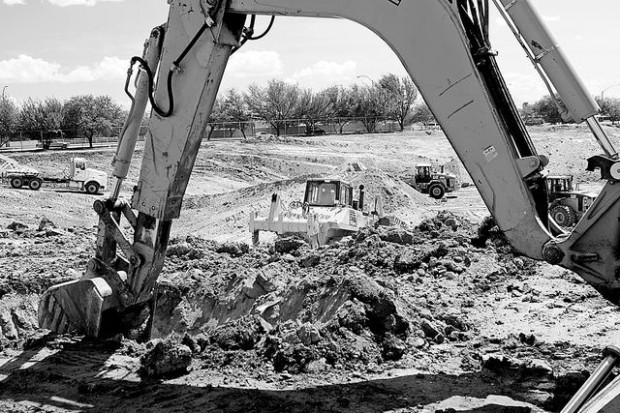 Cherry Field giving way to flood control  
