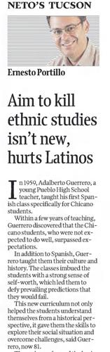 Ernesto Portillo Jr. / Arizona Daily Star