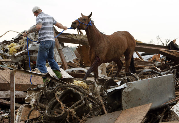 Massive tornado strikes Oklahoma