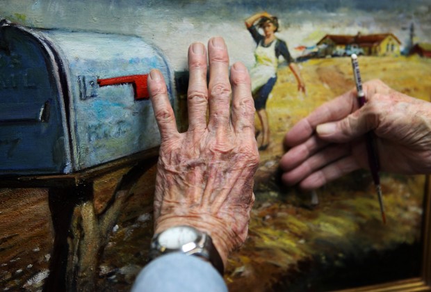 From pinups to cowboys, he's done it all  