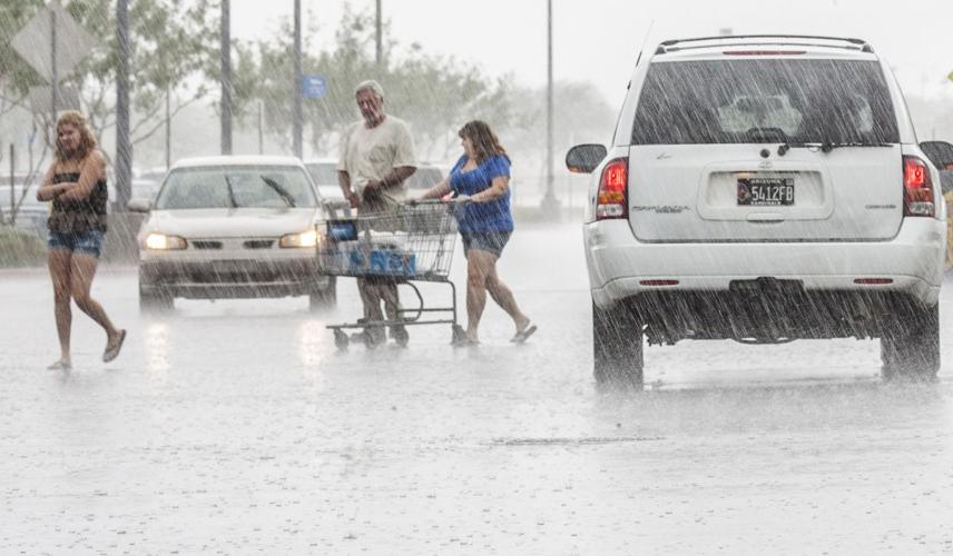 Monsoon storm in Tucson
