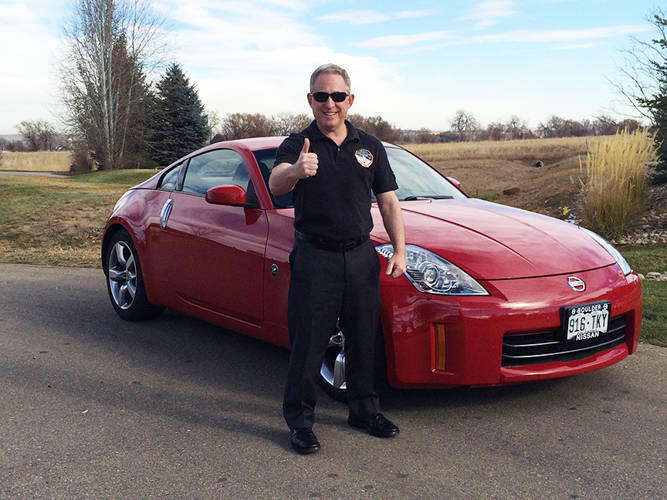 Alan Stern and his Nissan 350Z