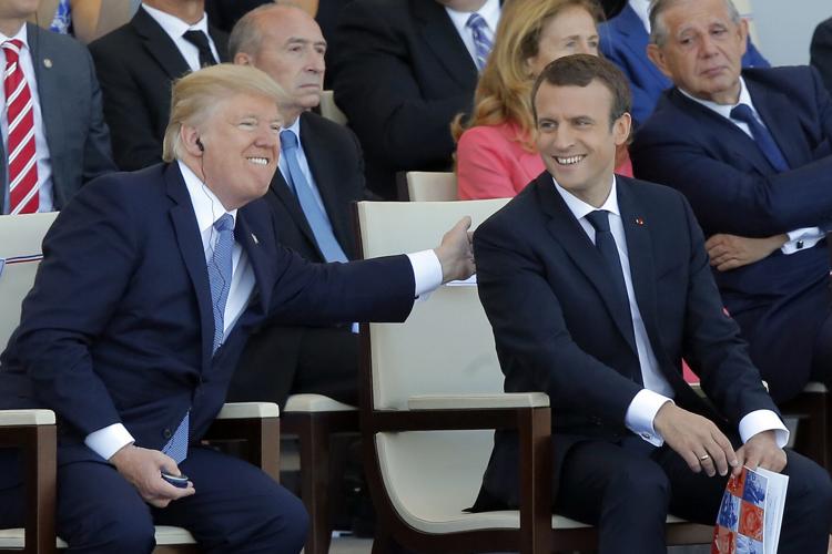 Trump Macron Moments
